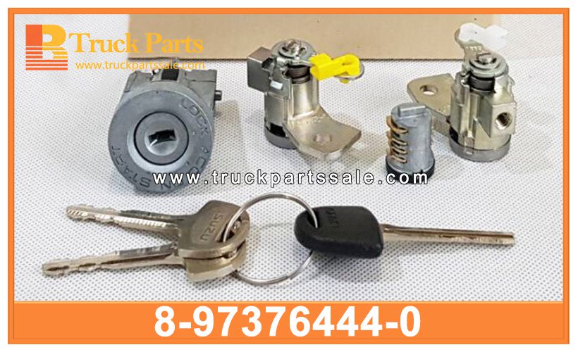 truck door lock with keys 8-97376444-0 8973764440 8-97376-444-0 for ISUZU Localizaci??n de la puerta del cami??n con llaves