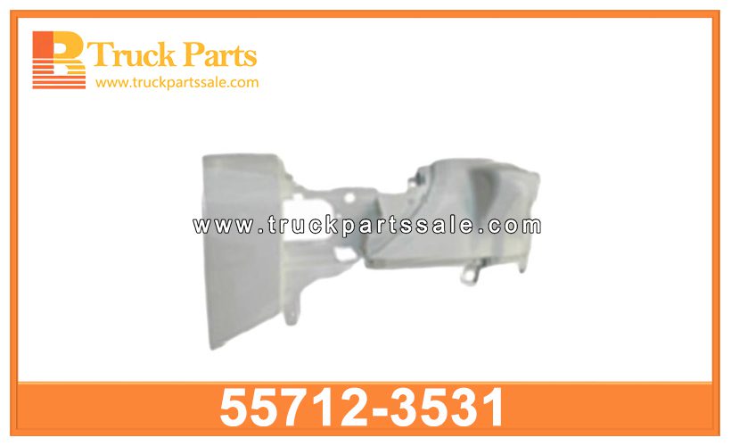 white corner panel 55712-3531 55713-1531 557123531 557131531 for HINO FD GH panel de esquina blanca