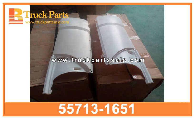 white corner panel 55713-1651 557131651 for HINO 700 panel de esquina blanca