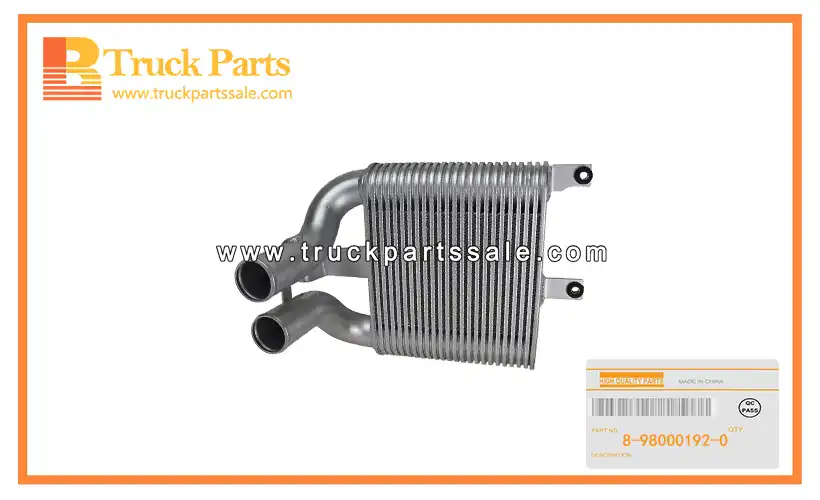 Air Charge Cooler for ISUZU D-MAX 8-98000192-0 8980001920 8-98000-192-0 Enfriador de carga de aire