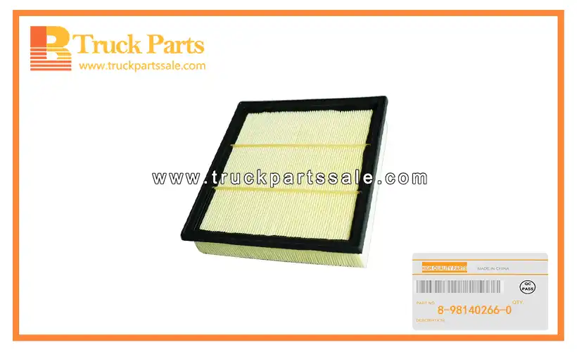 Air Cleaner Filter for ISUZU D-MAX 8-98140266-0 8981402660 8-98140-266-0 Filtro de filtro de aire