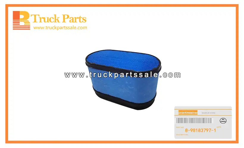 Air Cleaner Filter for ISUZU NKR 8-98183797-1 8981837971 8-98183-797-1 Filtro de filtro de aire
