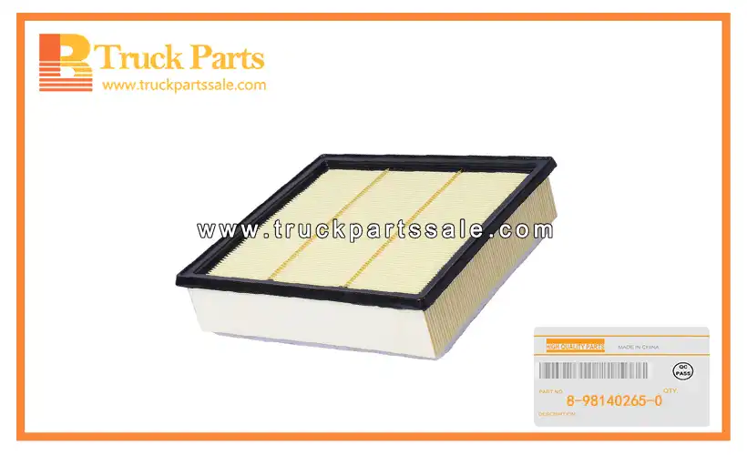 Air cleaner Filter for ISUZU DMAX 2013 TFR TFS 8-98140265-0 8981402650 8-98140-265-0 Filtro limpiador de aire
