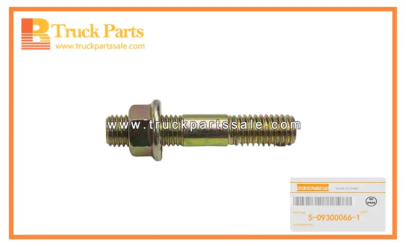 Axle Shaft To Hub Stud for ISUZU 4JB1 NKR 5-09300066-1 5093000661 5-09300-066-1 Eje del eje al perno prisionero del cubo