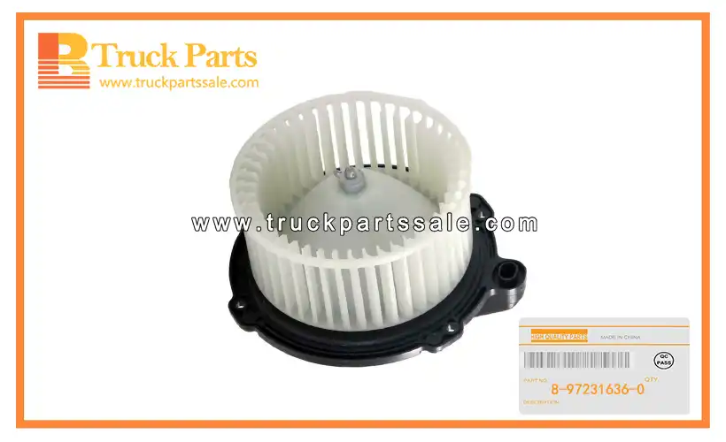 Blower Unit Fan Motor Assembly for ISUZU UB 8-97231636-0 8972316360 8-97231-636-0 Conjunto del motor del ventilador de la unidad del ventilador