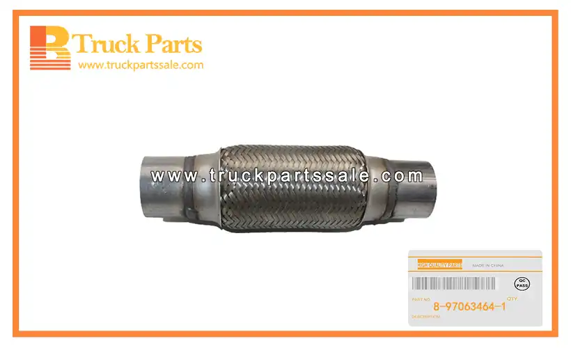 Brake Valve To Silencer Exhaust Pipe for ISUZU NPR NKR77 8-97063464-1 8970634641 8-97063-464-1 V??lvula de freno al tubo de escape del silenciador