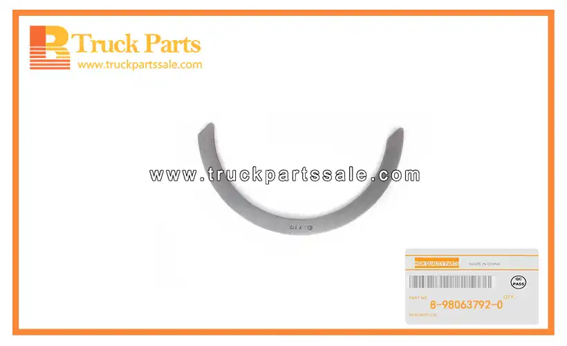 CRANKSHAFT THRUST WASHER for ISUZU XY 8-98063792-0 8980637920 8-98063-792-0 ARANDELA DE EMPUJE DEL CIG??E AL