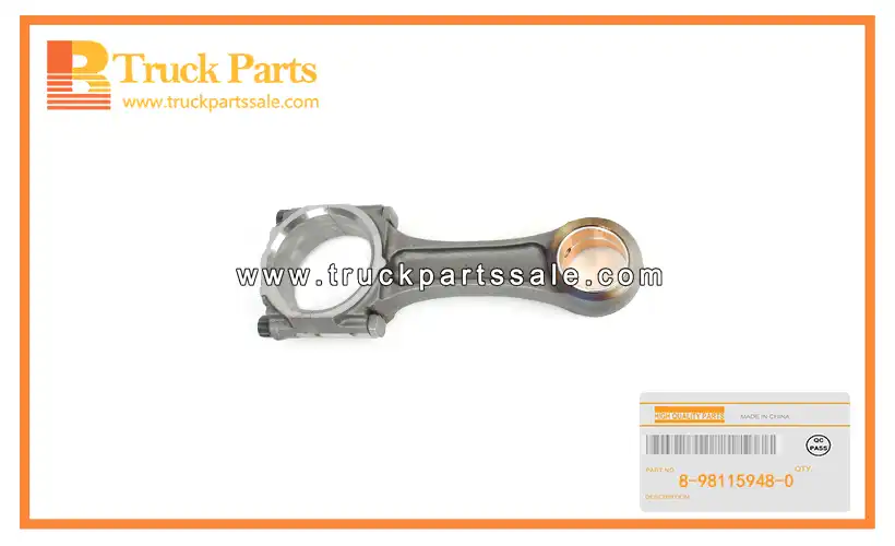 Connecting Rod Assembly for ISUZU CYZ52 6WG 8-98115948-0 8981159480 8-98115-948-0 Conjunto de biela