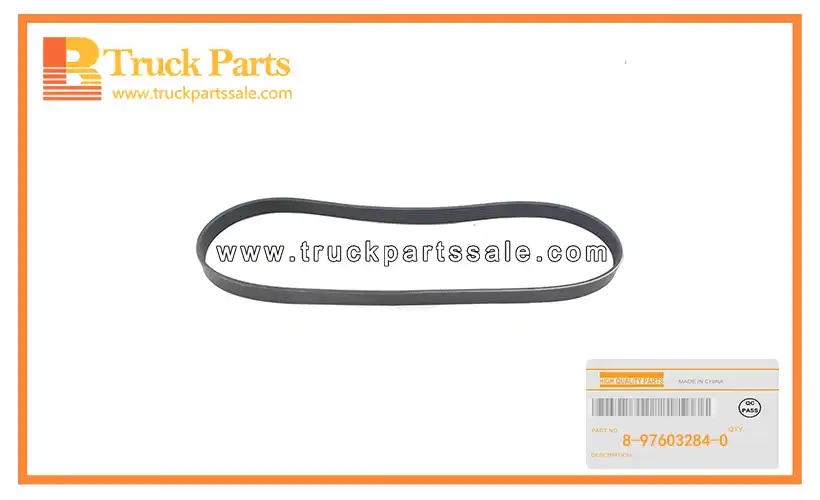 Cooling Fan Belt for ISUZU VC46 8-97603284-0 8976032840 8-97603-284-0 Correa del ventilador de refrigeraci??n