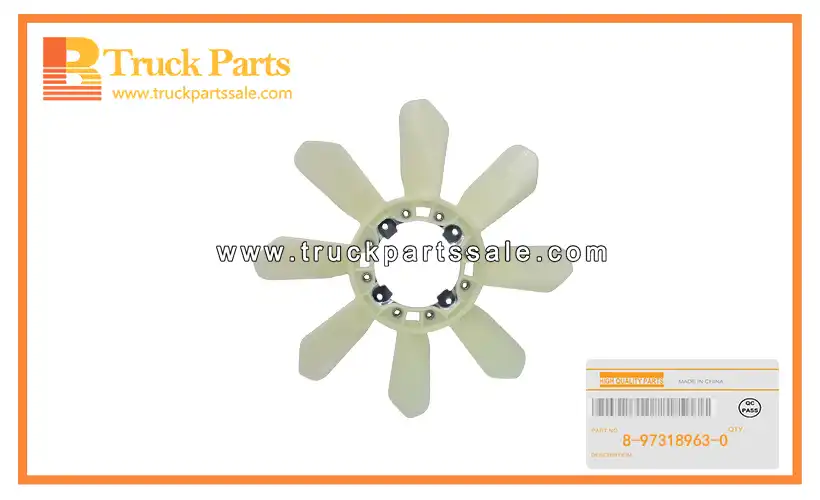 Cooling Fan for ISUZU D-MAX 4JA1 8-97318963-0 8973189630 8-97318-963-0 Ventilador