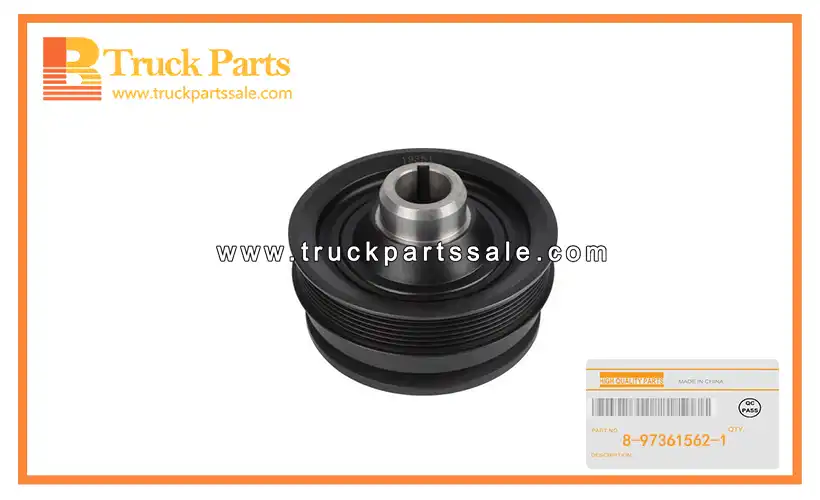 Crankshaft Damper Pulley for ISUZU TF 4JJ1T 8-97361562-1 8973615621 8-97361-562-1 Polea amortiguadora del cig??e al