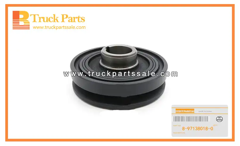Crankshaft Pulley for ISUZU 4BG1 NKR NPR 8-97138018-0 8971380180 8-97138-018-0 Polea del cig??e al