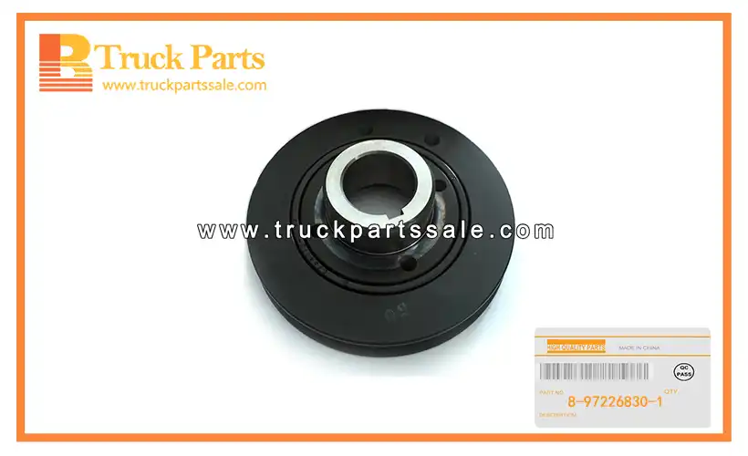 Crankshaft Pulley for ISUZU 4LE2 8-97226830-1 8972268301 8-97226-830-1 Polea del cig??e al