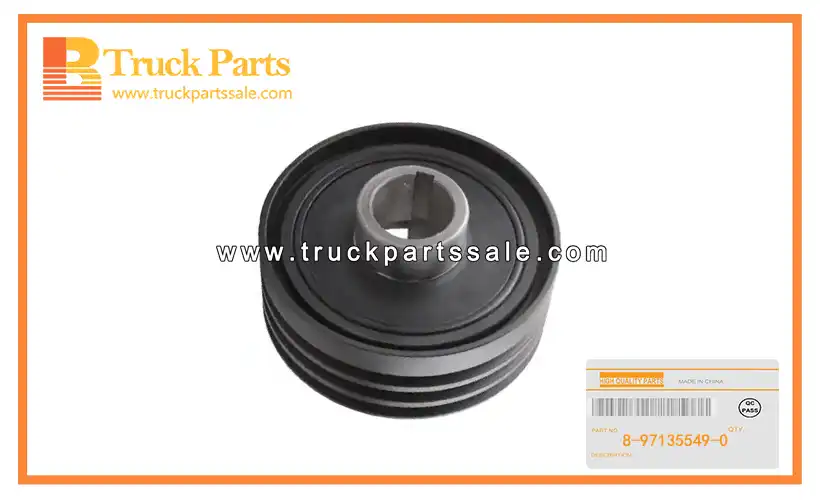 Crankshaft Pulley for ISUZU NPR 4BD2 8-97135549-0 8971355490 8-97135-549-0 Polea del cig??e al