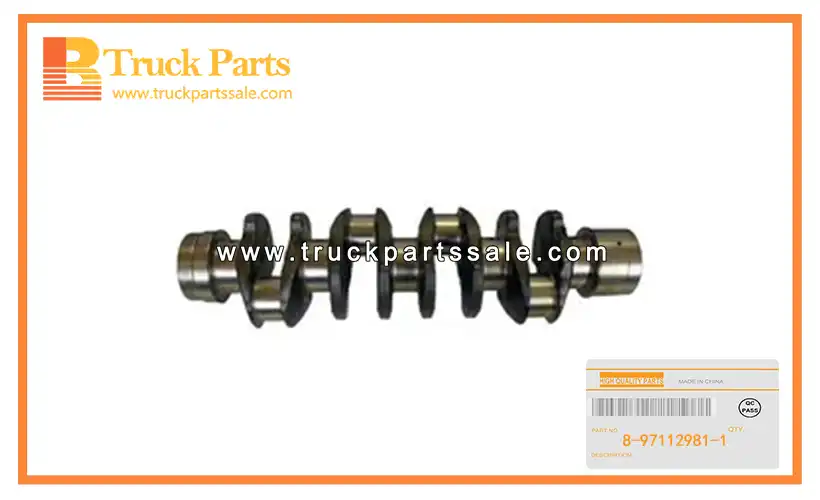Crankshafte for ISUZU NPR66 4HF1 8-97112981-1 8971129811 8-97112-981-1 cig??e al