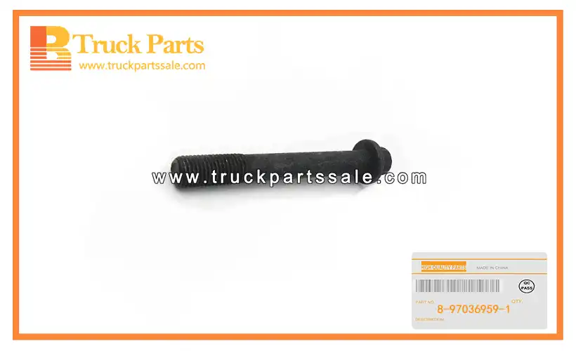 Cylinder Head To Block Bolt for ISUZU XD 4LE2 8-97036959-1 8970369591 8-97036-959-1 Culata al perno de bloqueo