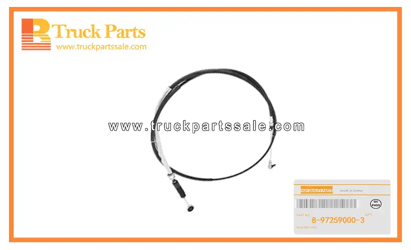 Engine Control Cable for ISUZU NPR 8-97259000-3 8972590003 8-97259-000-3 Cable de control del motor