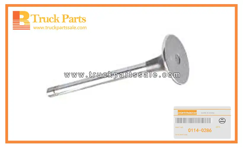 Exhaust Valve for ISUZU 4JB1 0114-0286 01140286 V??lvula de escape