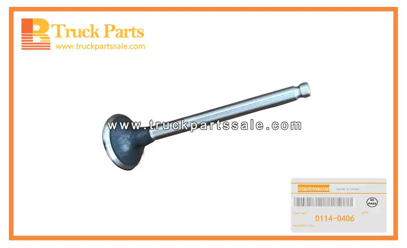 Exhaust Valve for ISUZU 6BD1 0114-0406 01140406 V??lvula de escape