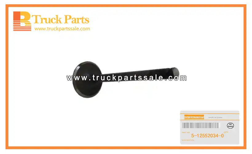 Exhaust Valve for ISUZU C240 5-12552034-0 5125520340 5-12552-034-0 V??lvula de escape