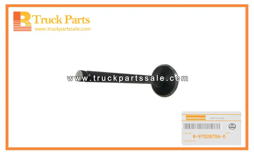 Exhaust Valve for ISUZU NPR NKR 4BG1 8-97028706-0 8970287060 8-97028-706-0 V??lvula de escape