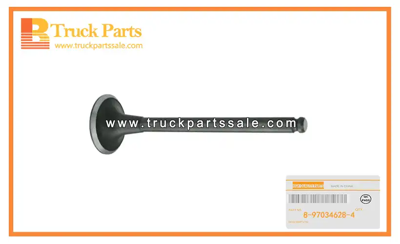 Exhaust Valve for ISUZU XD 4LB1 8-97034628-4 8970346284 8-97034-628-4 V??lvula de escape