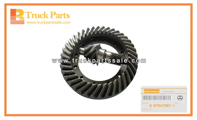 Final Drive Gear Set for ISUZU NPR 8-97047092-1 8970470921 8-97047-092-1 Conjunto de engranajes de transmisi??n final
