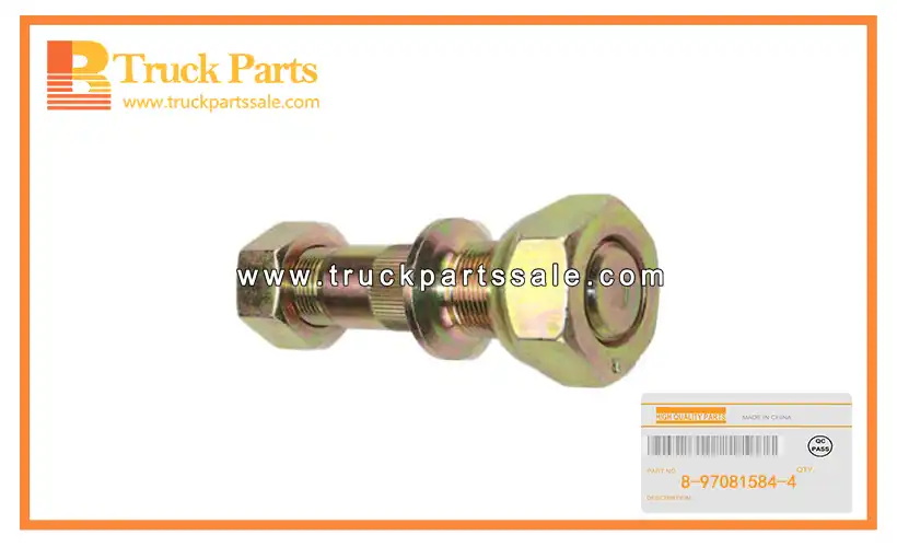 Front Axle Wheel Pin for ISUZU 4HK1 4HG1 NK 8-97081584-4 8970815844 8-97081-584-4 Pasador de rueda del eje delantero