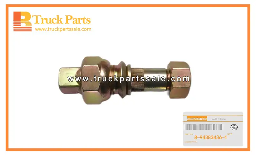 Front Axle Wheel Pin for ISUZU NKR NPR 8-94383436-1 8943834361 8-94383-436-1 Pasador de rueda del eje delantero