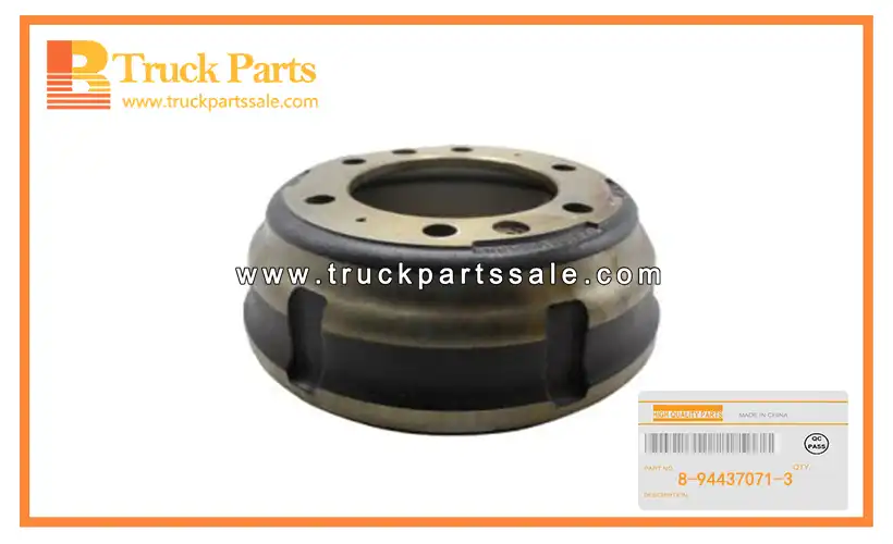 Front Brake Drum for ISUZU NKR 8-94437071-3 8944370713 8-94437-071-3 Tambor de freno delantero