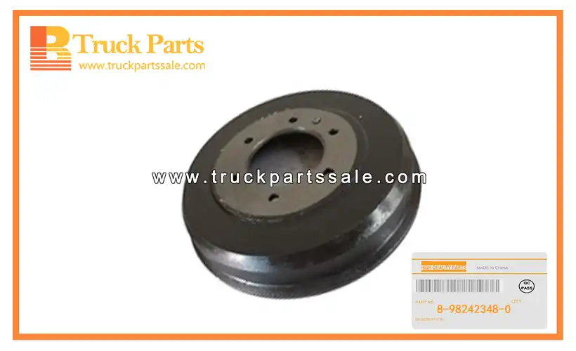 Front Brake Drum for ISUZU NMR NLR 8-98242348-0 8982423480 8-98242-348-0 Tambor de freno delantero