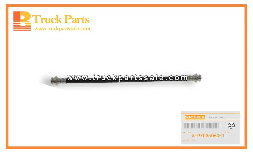 Front Brake Flex Hose for ISUZU NKR55 4JB1 8-97035063-1 8970350631 8-97035-063-1 Manguera flexible del freno delantero