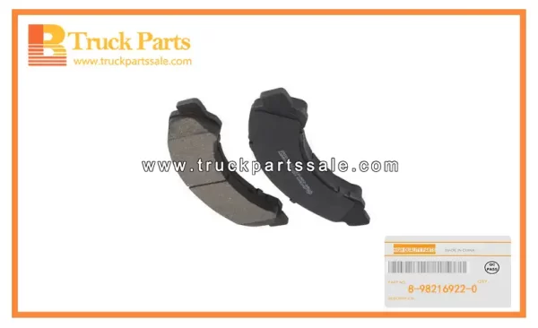 Front Disc Brake Caliper Pad Kit for ISUZU 8-98216922-0 8982169220 8-98216-922-0