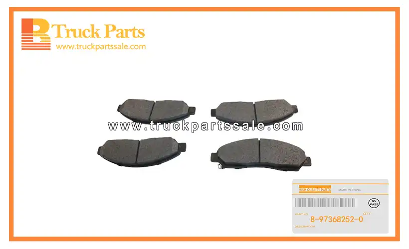 Front Disc Brake Caliper Pad Kit for ISUZU D-MAX 4X4 8-97368252-0 8973682520 8-97368-252-0 Kit de pastillas de freno de disco delantero
