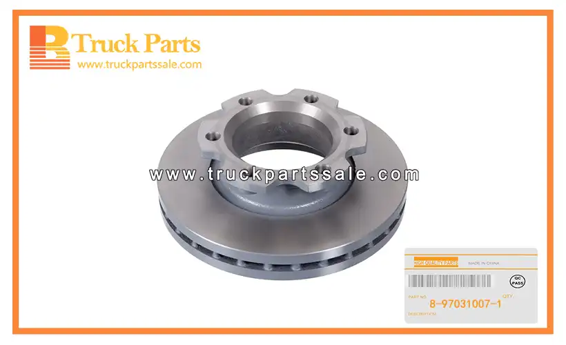 Front Disc Brake Rotor for ISUZU NKR 8-97031007-1 8970310071 8-97031-007-1 Rotor de freno de disco delantero