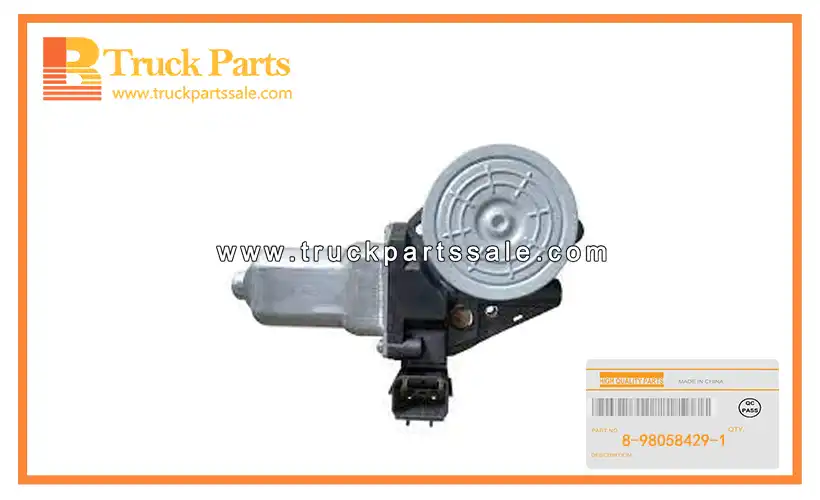 Front Door Power Window Regulator Motor for ISUZU VC46 4HG1 8-98058429-1 8980584291 8-98058-429-1 Motor del regulador del elevalunas el??ctrico de la puerta delantera