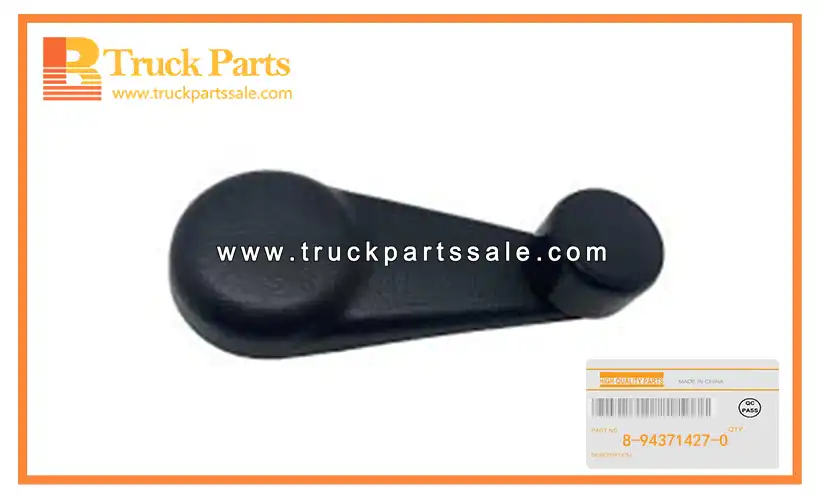 Front Door Window Regulator Handle for ISUZU CXZ81 10PE1 8-94371427-0 8943714270 8-94371-427-0 Manija del regulador de ventana de puerta delantera