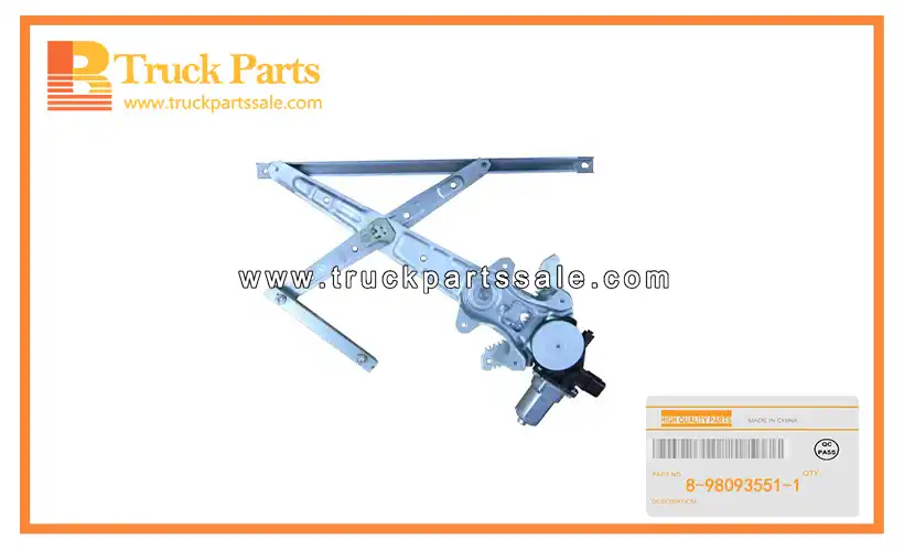 Front Door Window Regulator for ISUZU TFR DMAX 8-98093551-1 8980935511 8-98093-551-1 Regulador de ventana de puerta delantera