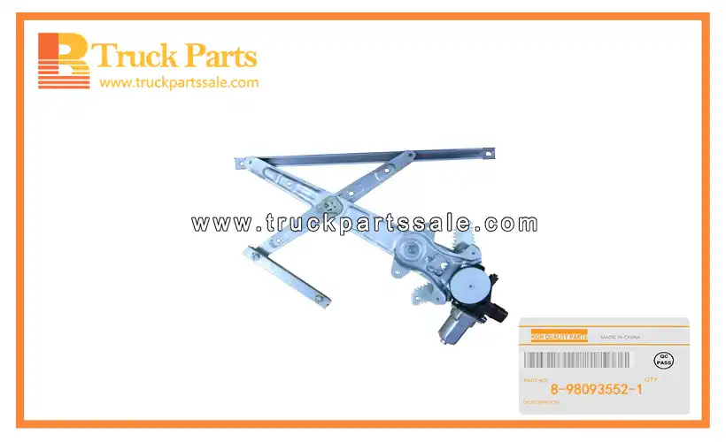 Front Door Window Regulator for ISUZU TFR DMAX 8-98093552-1 8980935521 8-98093-552-1 Regulador de ventana de puerta delantera