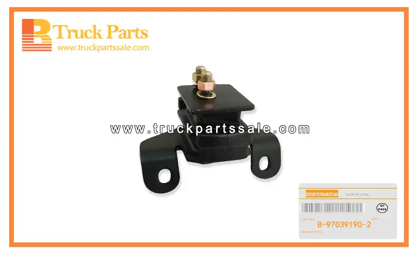 Front Engine Foot Rubber for ISUZU 4JB1 UBS 8-97039190-2 8970391902 8-97039-190-2 Goma del pie del motor delantero