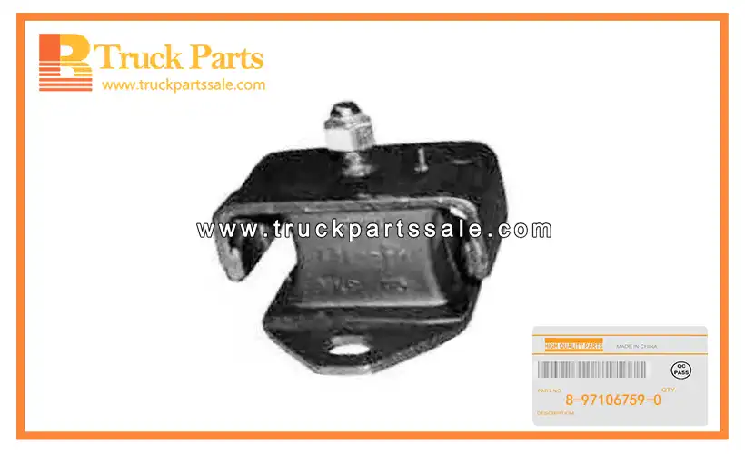 Front Engine Foot Rubber for ISUZU NK 8-97106759-0 8971067590 8-97106-759-0 Goma del pie del motor delantero