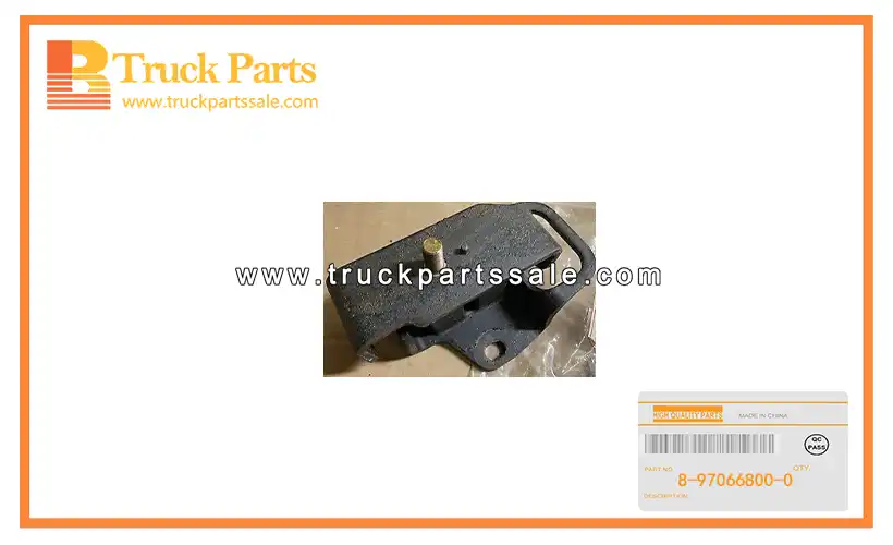 Front Engine Foot Rubber for ISUZU TFR17 4ZE1 8-97066800-0 8970668000 8-97066-800-0 Goma del pie del motor delantero