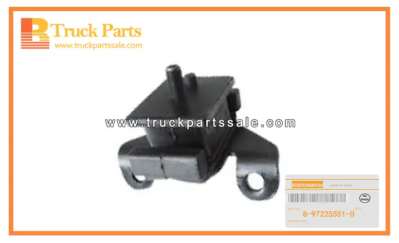 Front Engine Foot Rubber for ISUZU TFS30 22LE 8-97225551-0 8972255510 8-97225-551-0 Goma del pie del motor delantero