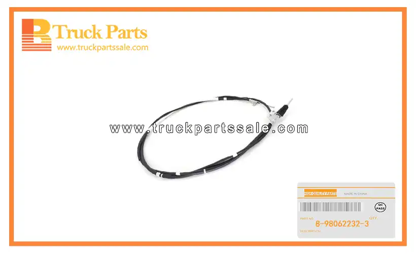 Front Lower Park Brake Cable for ISUZU NPR 8-98062232-3 8980622323 8-98062-232-3 Cable de freno de estacionamiento inferior delantero