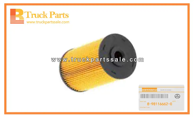 Fuel Filter Element Kit for ISUZU 6WG1 8-98116662-0 8981166620 8-98116-662-0 Kit de elementos de filtro de combustible