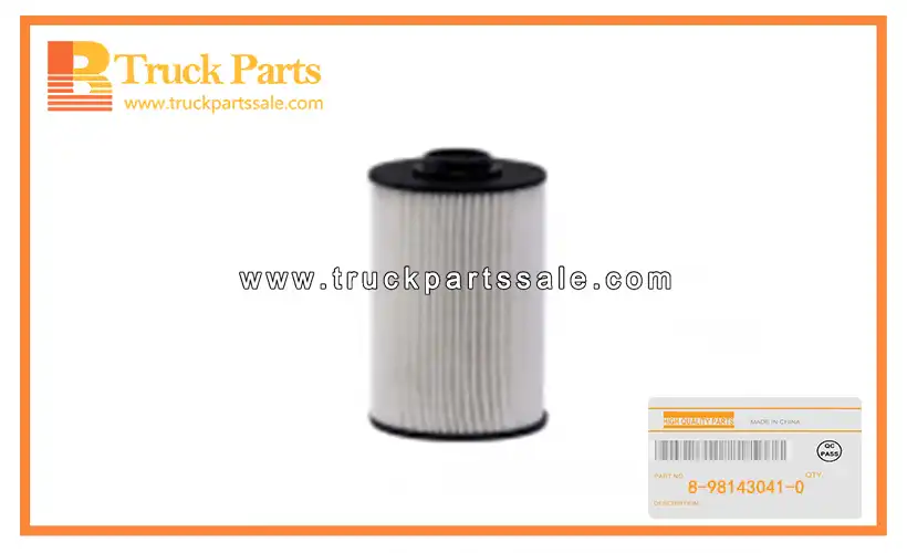 Fuel Filter Element Kit for ISUZU XE 6HK1 8-98143041-0 8981430410 8-98143-041-0 Kit de elementos de filtro de combustible