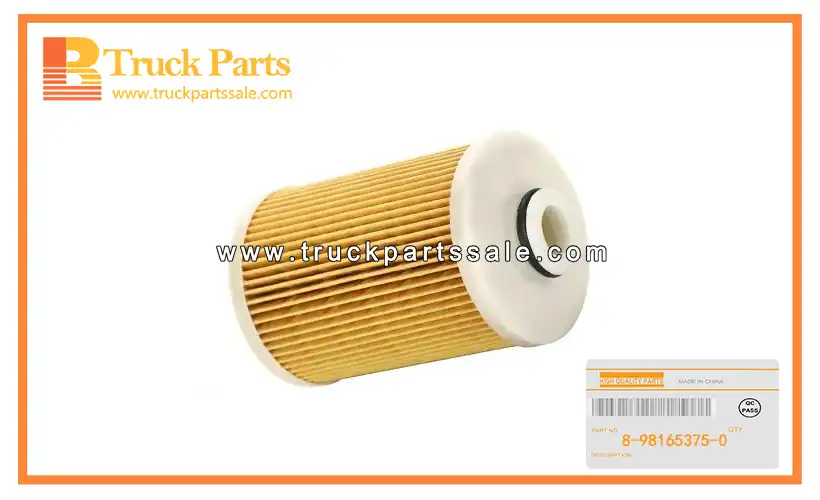 Fuel Filter Element for ISUZU FRR 8981653750 8-98165375-0 8981653750 8-98165-375-0 Elemento de filtro de combustible