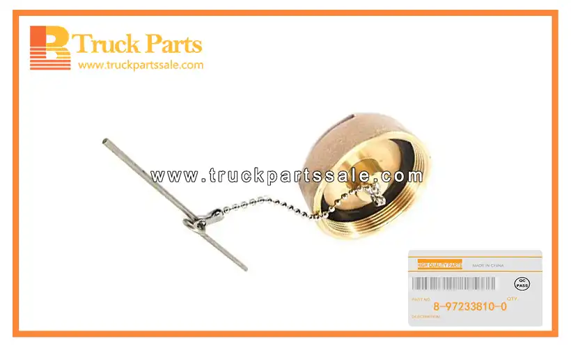 Fuel Tank Filler Cap for ISUZU FSR FTR 4HK1 8-97233810-0 8972338100 8-97233-810-0 Tap??n de llenado del tanque de combustible