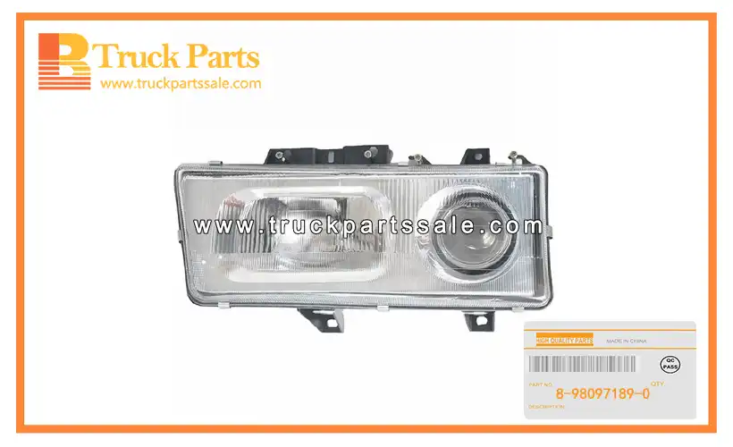 Head Lamp Assembly for ISUZU CVZ CXZ 8-98097189-0 8980971890 8-98097-189-0 Conjunto de l??mpara de cabeza