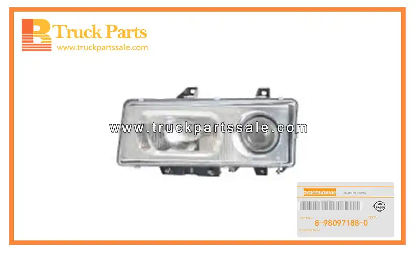 Head Lamp Assembly for ISUZU CXZ 8-98097188-0 8980971880 8-98097-188-0 Conjunto de l??mpara de cabeza